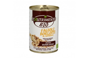Fagioli Borlotti al Naturale Bio - Scatola 400 gr